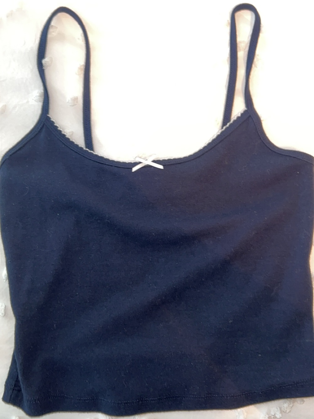 Garage Navy Blue Spaghetti Strap Cami